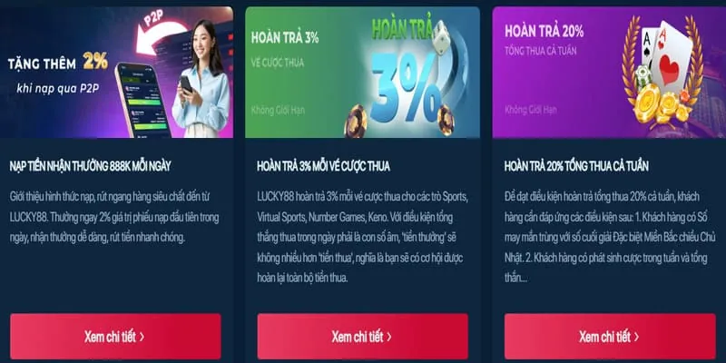 Giới hạn giao dịch cao hơn và ưu tiên rút tiền cho thành viên VIP luck8 tải app